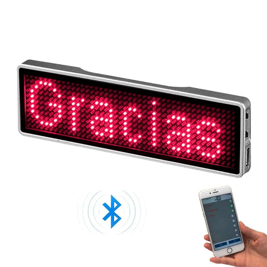 Cartel LED Bluetooth Recargable | Programé Mensajes desde su Celular