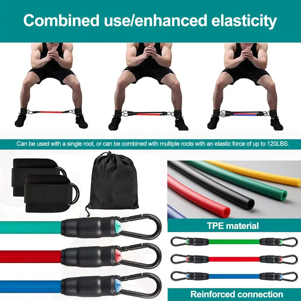 Bandas de Resistencia Ajustable | Entrenamiento en Casa Piernas y Glúteos