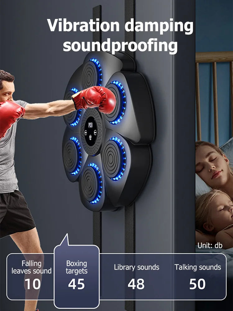 Maquina de Boxeo con Bluetooth | Entrena desde Casa con Ritmo y Potencia