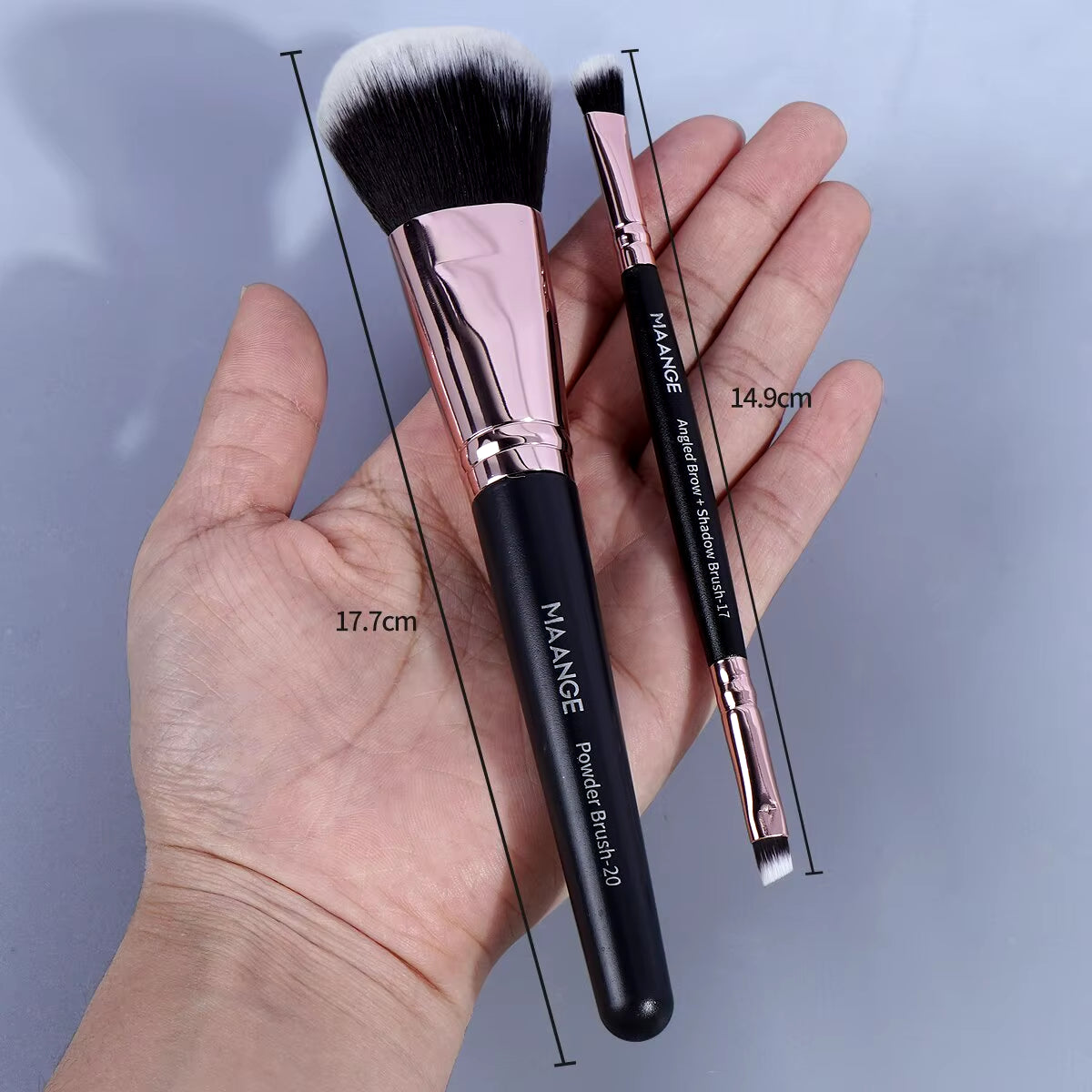 Set de Brochas de Maquillaje Profesional | 20 Piezas + Estuche Elegante
