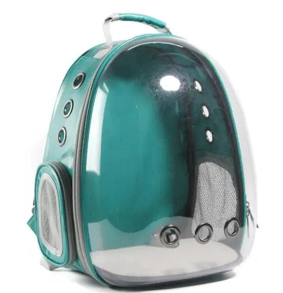 Mochila para Gatos Tipo Cápsula Espacial - Uso Exterior