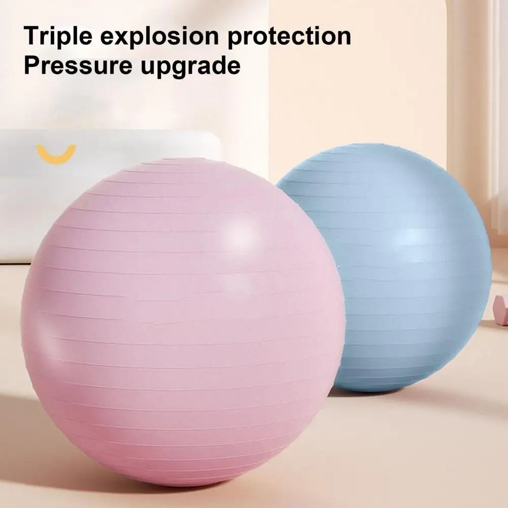 Pelota de Yoga Antideslizante | 75cm con Bomba Incluida | Yoga, Pilates, Rehabilitación  