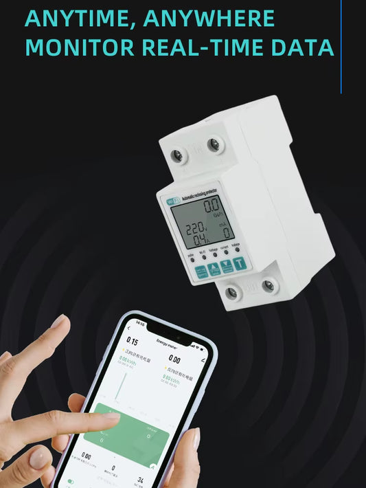 Disyuntor Inteligente Wifi TUYA - Control Total de Energía desde tu Celular 