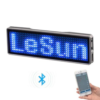 Cartel LED Bluetooth Recargable | Programé Mensajes desde su Celular