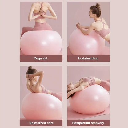 Pelota de Yoga Antideslizante | 75cm con Bomba Incluida | Yoga, Pilates, Rehabilitación  