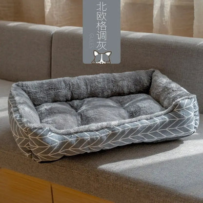 Cama Antiestrés de Peluche para Mascotas | Ultra Suave y Lavable 