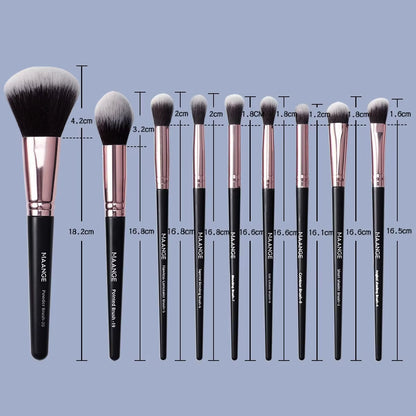 Set de Brochas de Maquillaje Profesional | 20 Piezas + Estuche Elegante 