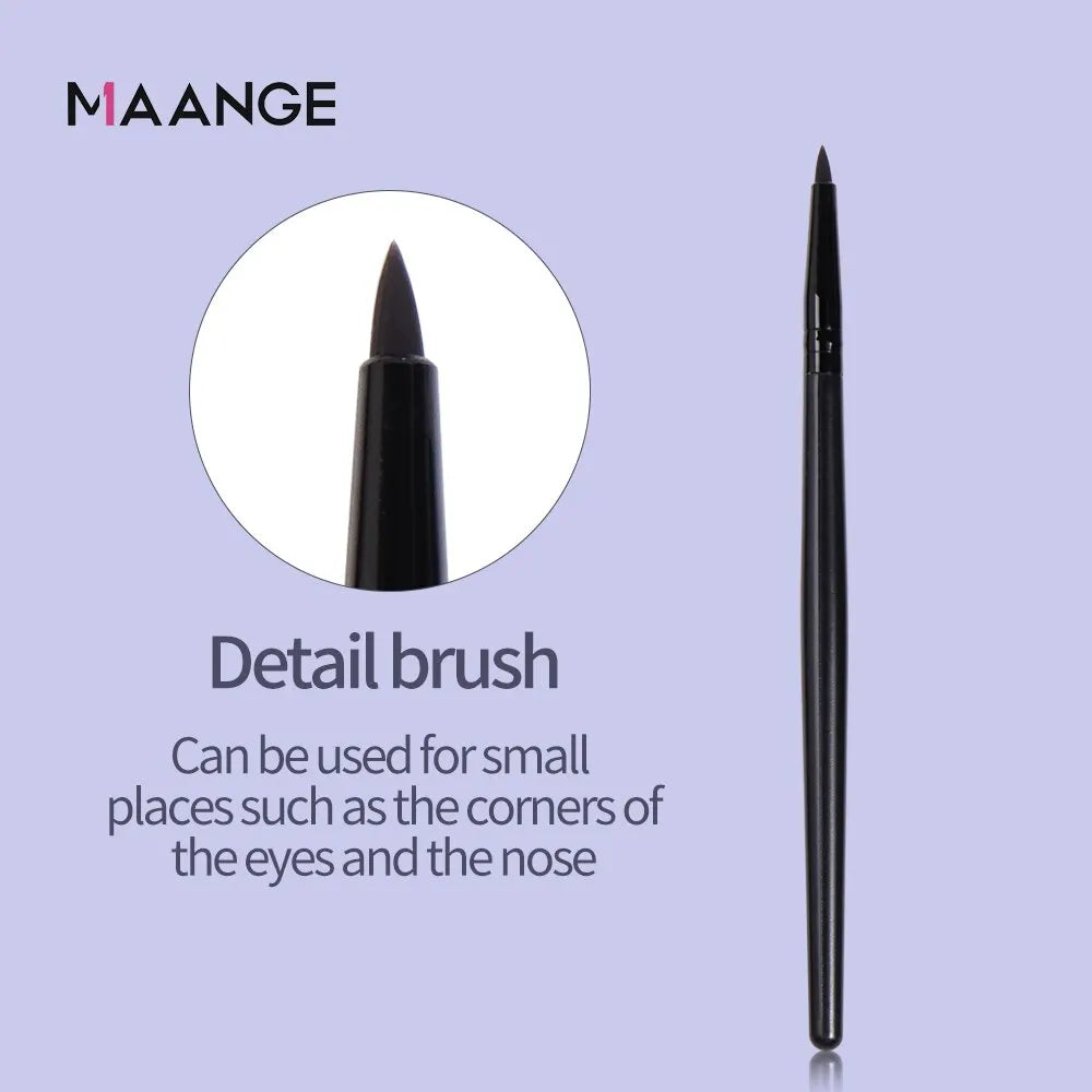 Kit de Brochas para Ojos | 6 Pinceles de Precisión para Sombra y Delineado 