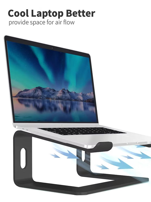 Soporte Ergonómico de Aluminio | Notebook, MacBook, PC Portatil 