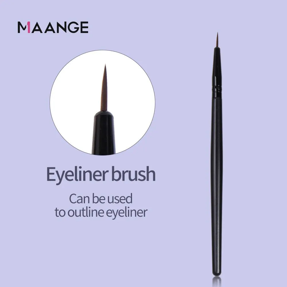 Kit de Brochas para Ojos | 6 Pinceles de Precisión para Sombra y Delineado 
