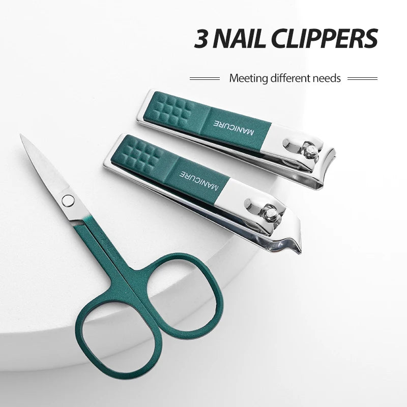Set Profesional de Manicura y Pedicura | 6 Piezas Portátiles en Estuche Compacto 