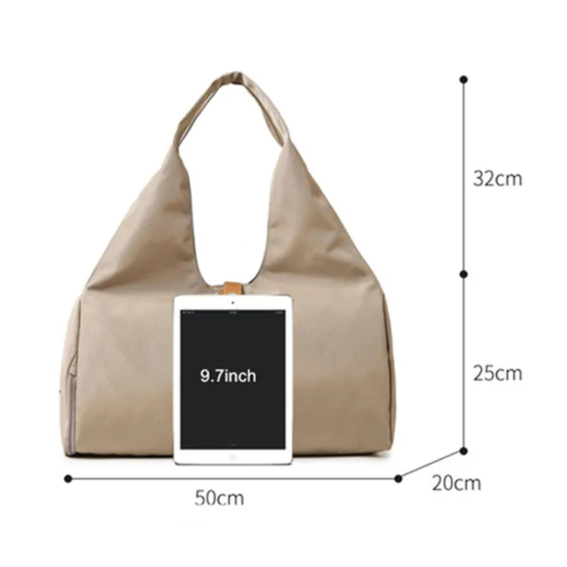 Bolso Deportivo 3 en 1 | Compartimento para Zapatillas y Esterilla de Yoga