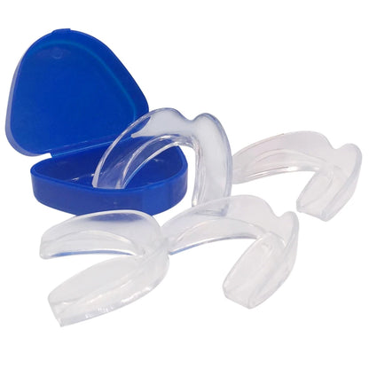 Protectores Bucales Nocturnos | Pack x4 con Estuche | Anti bruxismo y Relajación Nocturna 