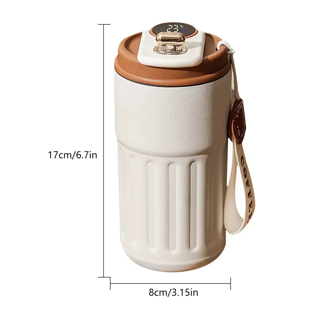 Termo Inteligente con Pantalla LED | Acero Inoxidable 450ml 