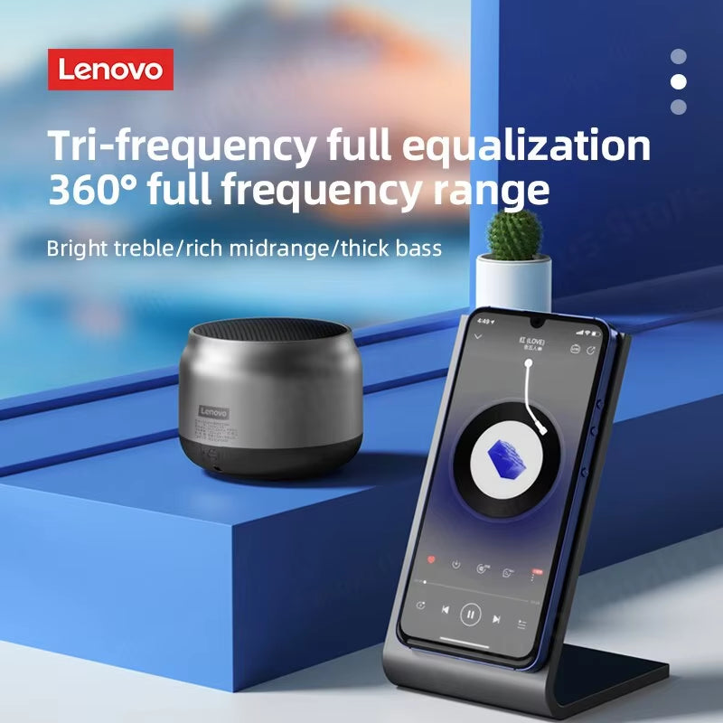 Altavoz Bluetooth Lenovo K30 | Portatil, Resistente al Agua, Sonido Envolvente y Graves Potentes 