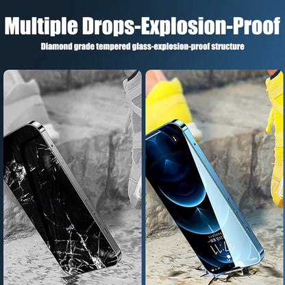 4 Vidrio Templado | Para Iphone 11, 12, 13, 14, XR, XS, 8, 7, SE, y mas...