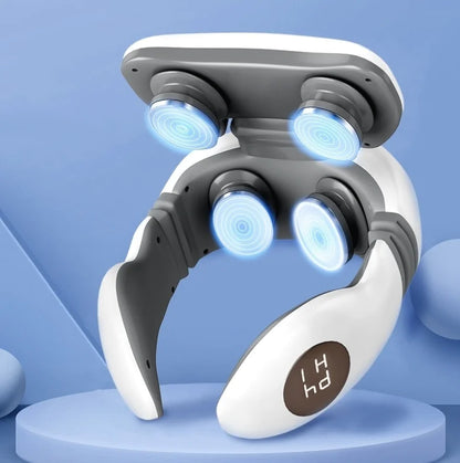 Masajeador Cervical Inalámbrico con Calor y Pulsos Inteligente