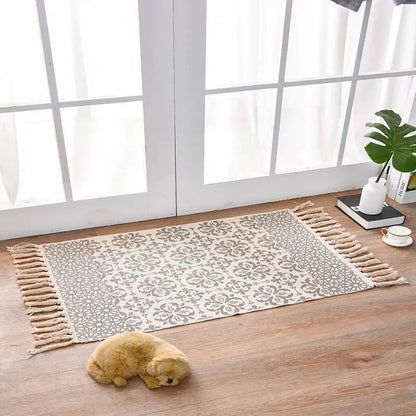 Alfombra estilo Nórdico - Lino y Algodón