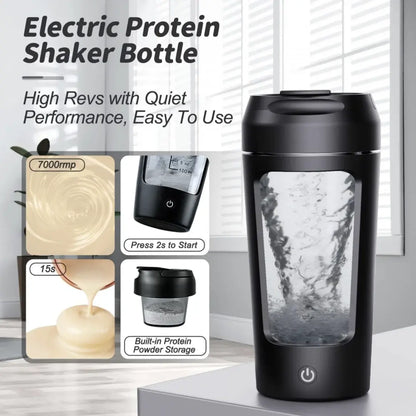 Botella Mezcladora Automática USB - Sharker Eléctrico Portátil