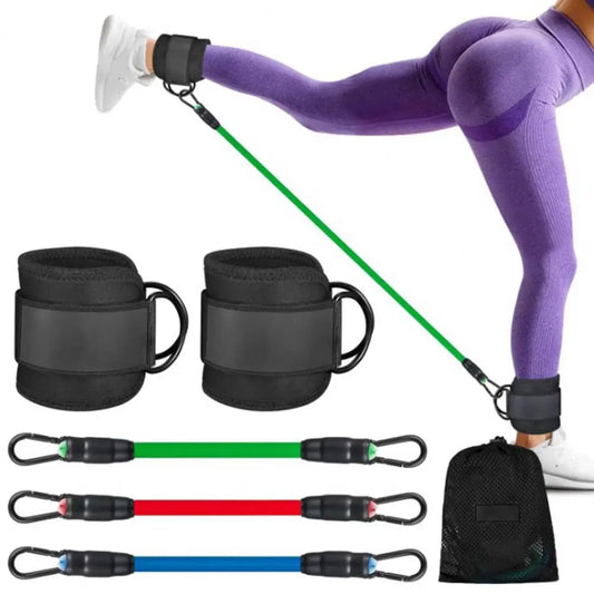 Bandas de Resistencia Ajustable | Entrenamiento en Casa Piernas y Glúteos 