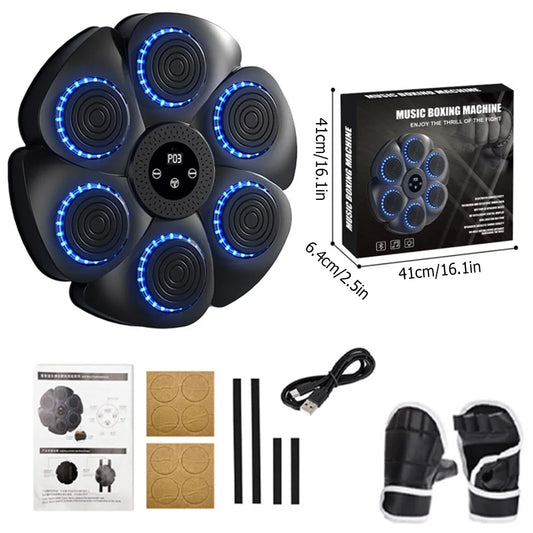 Maquina de Boxeo con Bluetooth | Entrena desde Casa con Ritmo y Potencia 