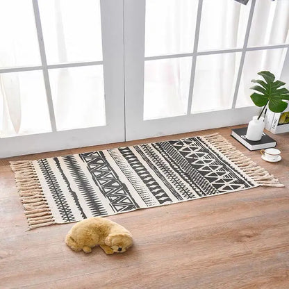 Alfombra estilo Nórdico - Lino y Algodón