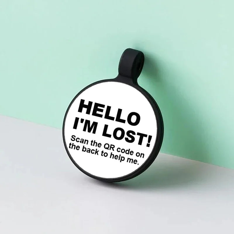 Etiqueta Inteligente con QR para Mascotas | ¡HELLO I´M LOST! + Alerta por Correo