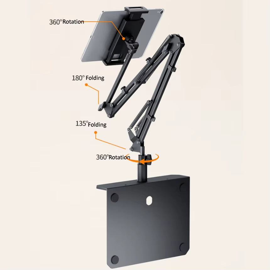 Soporte para Tablet y Celular Ajustable 360° | Para Cama, Escritorio o Estudio