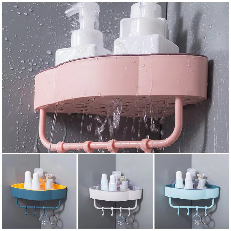 Estante Esquina para Baño - Sin Taladro 