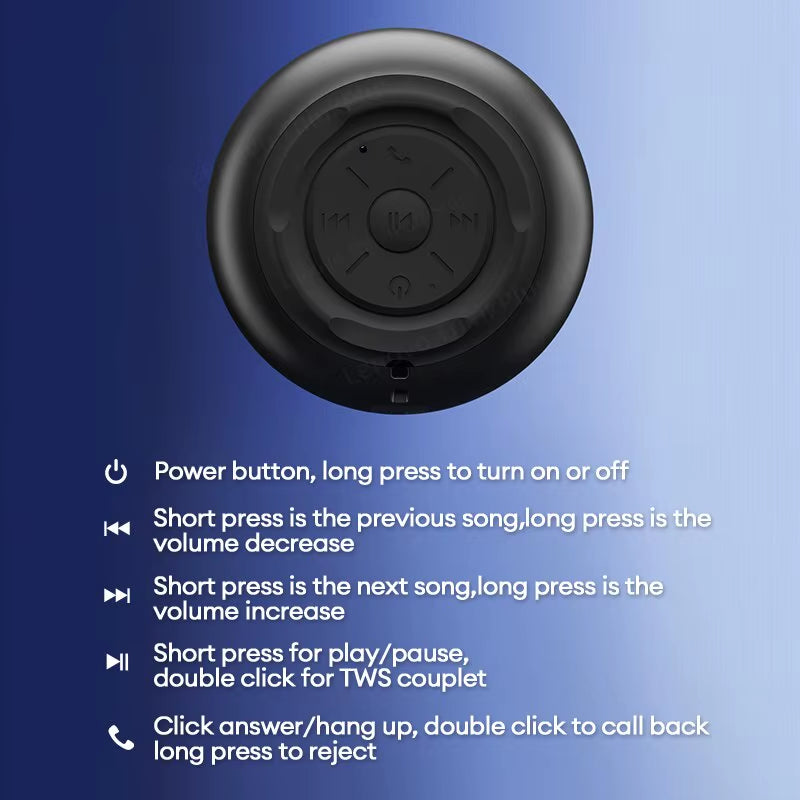 Altavoz Bluetooth Lenovo K30 | Portatil, Resistente al Agua, Sonido Envolvente y Graves Potentes 