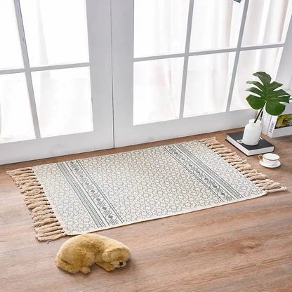 Alfombra estilo Nórdico - Lino y Algodón