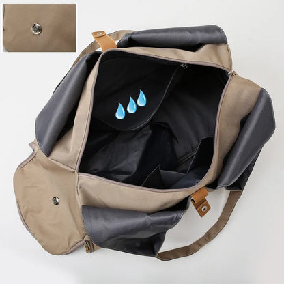 Bolso Deportivo 3 en 1 | Compartimento para Zapatillas y Esterilla de Yoga