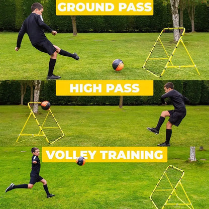 Red Rebotadora de Futbol | Entrenamiento de Precisión y Control con Angulo Ajustable  
