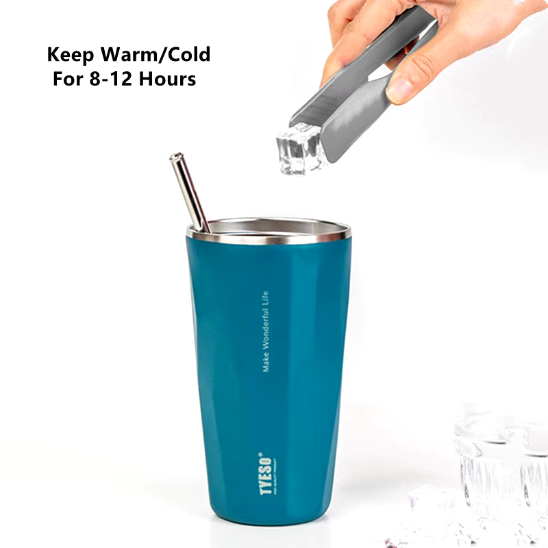 Botella Térmica de 600ml con Sorbete | Acero Inoxidable, Ideal para Cafe y Agua