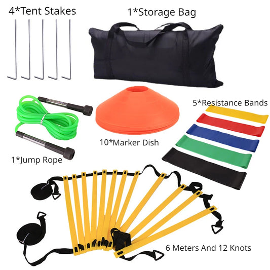 Kit de Entrenamiento Funcional | Velocidad, Agilidad, y Coordinación para Futbol y Deportes 