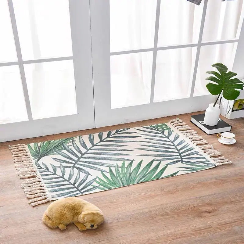 Alfombra estilo Nórdico - Lino y Algodón