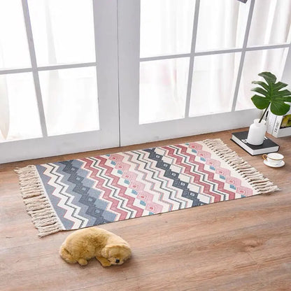Alfombra estilo Nórdico - Lino y Algodón