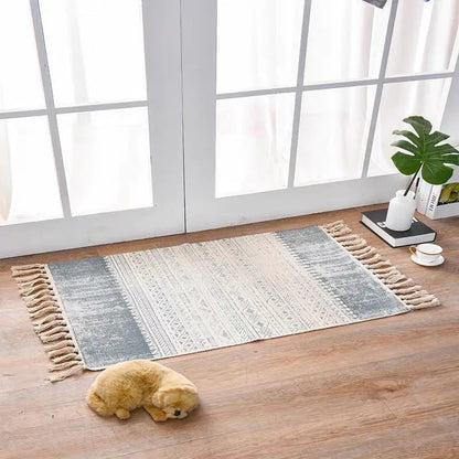 Alfombra estilo Nórdico - Lino y Algodón