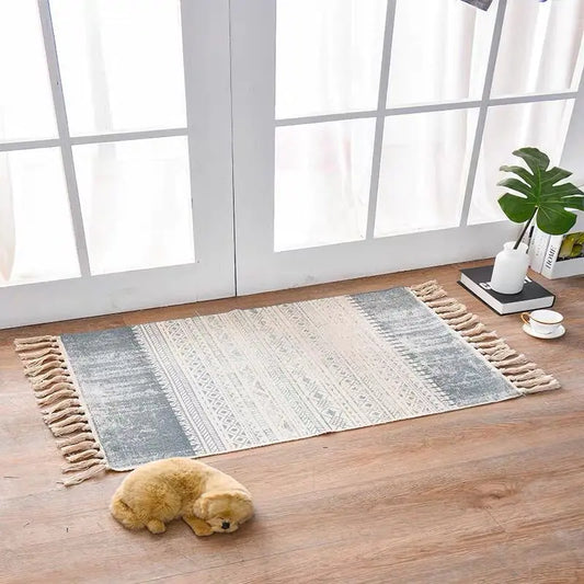 Alfombra estilo Nórdico - Lino y Algodón