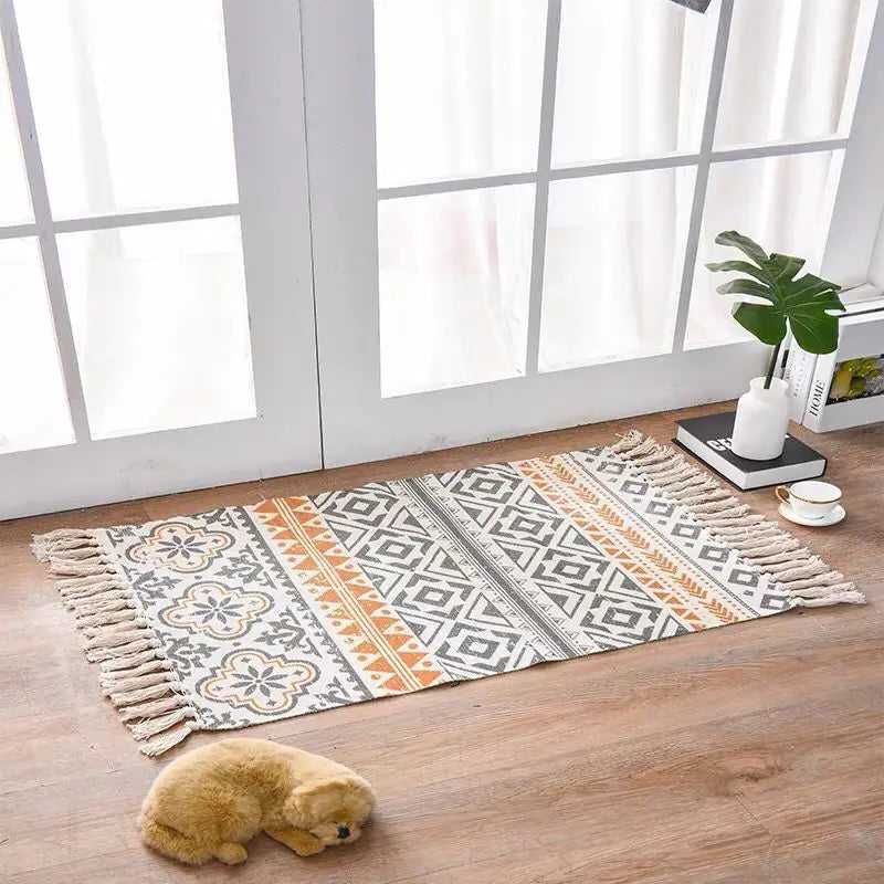 Alfombra estilo Nórdico - Lino y Algodón