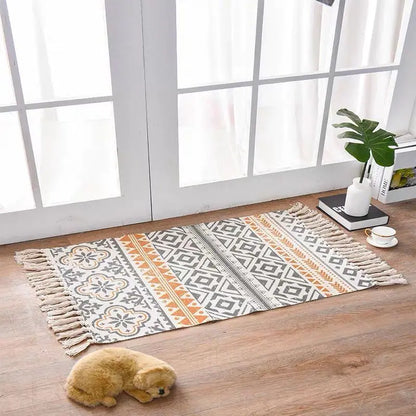 Alfombra estilo Nórdico - Lino y Algodón